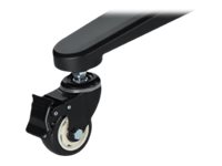 HAGOR BrackIT Stand HD XXL Wagen - für Flachbildschirm / AV-System / Kamera - Schwarz