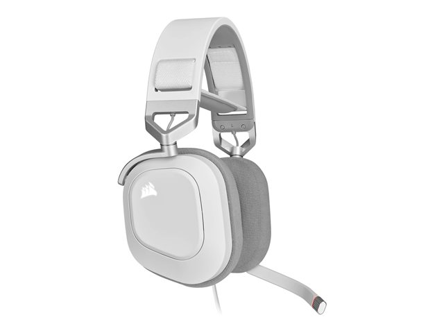 CORSAIR Gaming HS80 RGB - Headset - ohrumschließend - kabelgebunden - USB - weiß