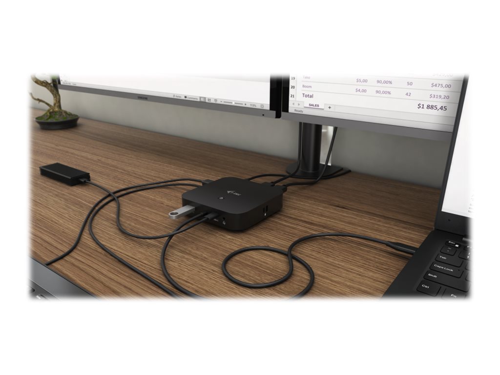 i-tec Dockingstation USB-C Dual 4K PD 100W inkl. Netzteil
