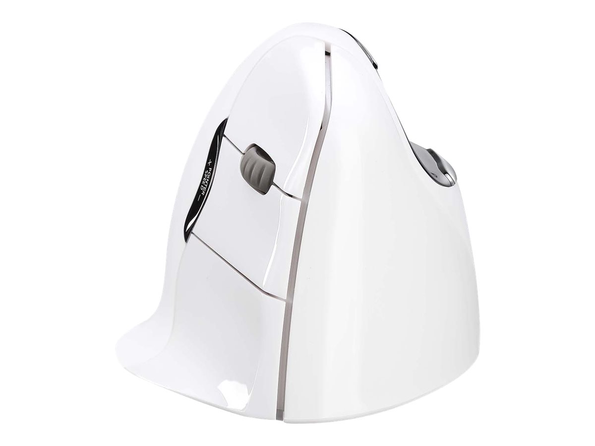 Evoluent VerticalMouse 4 Right Mac - vertikale Maus - Bluetooth - weiß