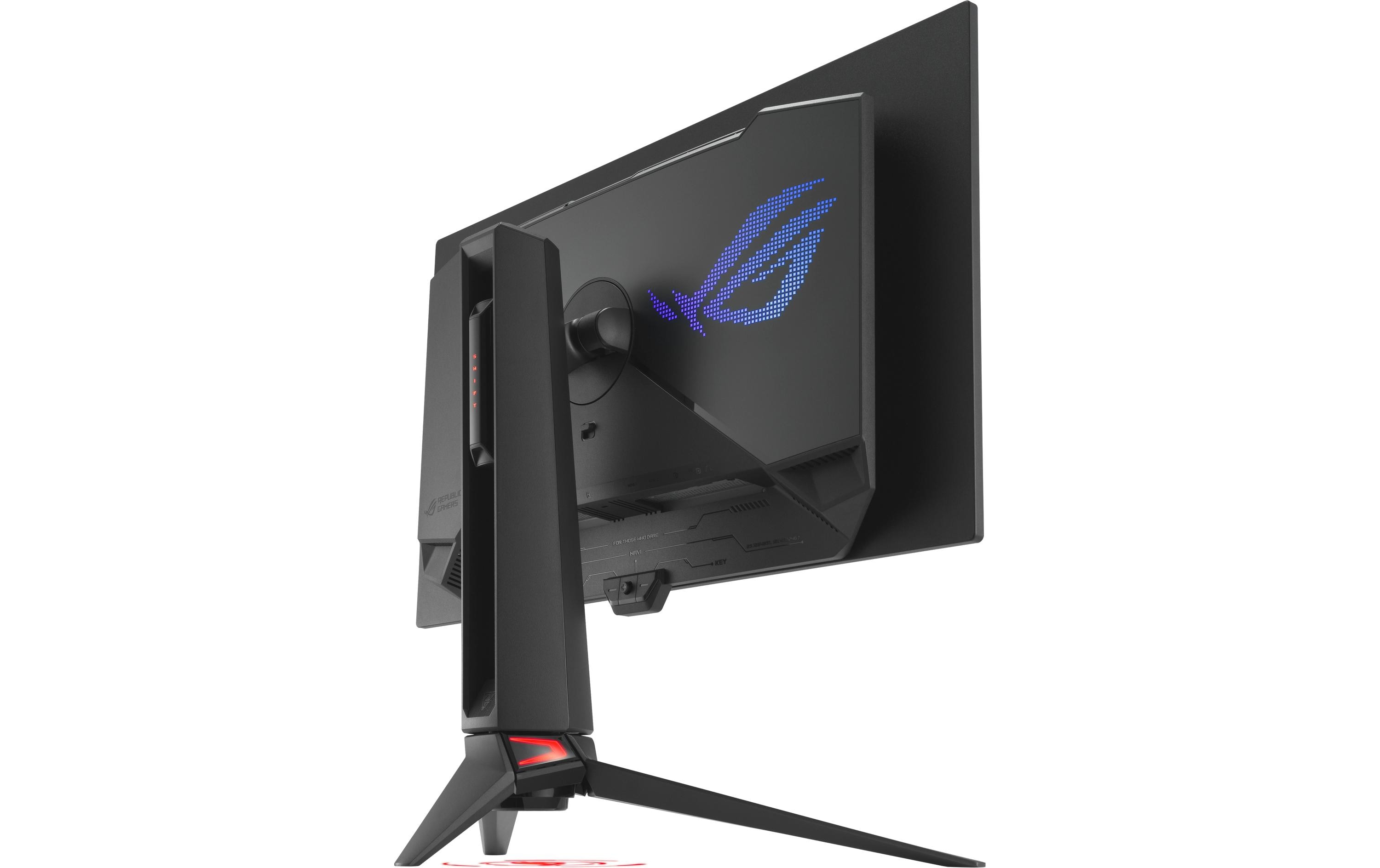 ASUS ROG Swift OLED PG27UCDM - OLED-Monitor - Gaming - 68.6 cm (27") (26.5" sichtbar) - 3840 x 2160 4K @ 240 Hz - 1000 cd/m² - 1500000:1 - DisplayHDR 400 True Black - 0.03 ms - 2xHDMI, DisplayPort, USB-C - Schwarz