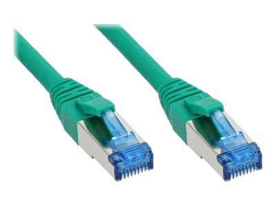 InLine - Patch-Kabel - RJ-45 (M) zu RJ-45 (M) - 2 m - SFTP - CAT 6a - halogenfrei - grün