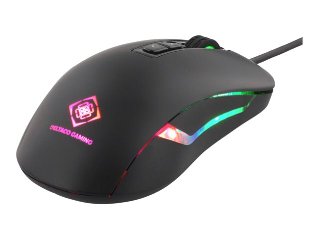 DELTACO GAMING - Maus - USB - Schwarz
